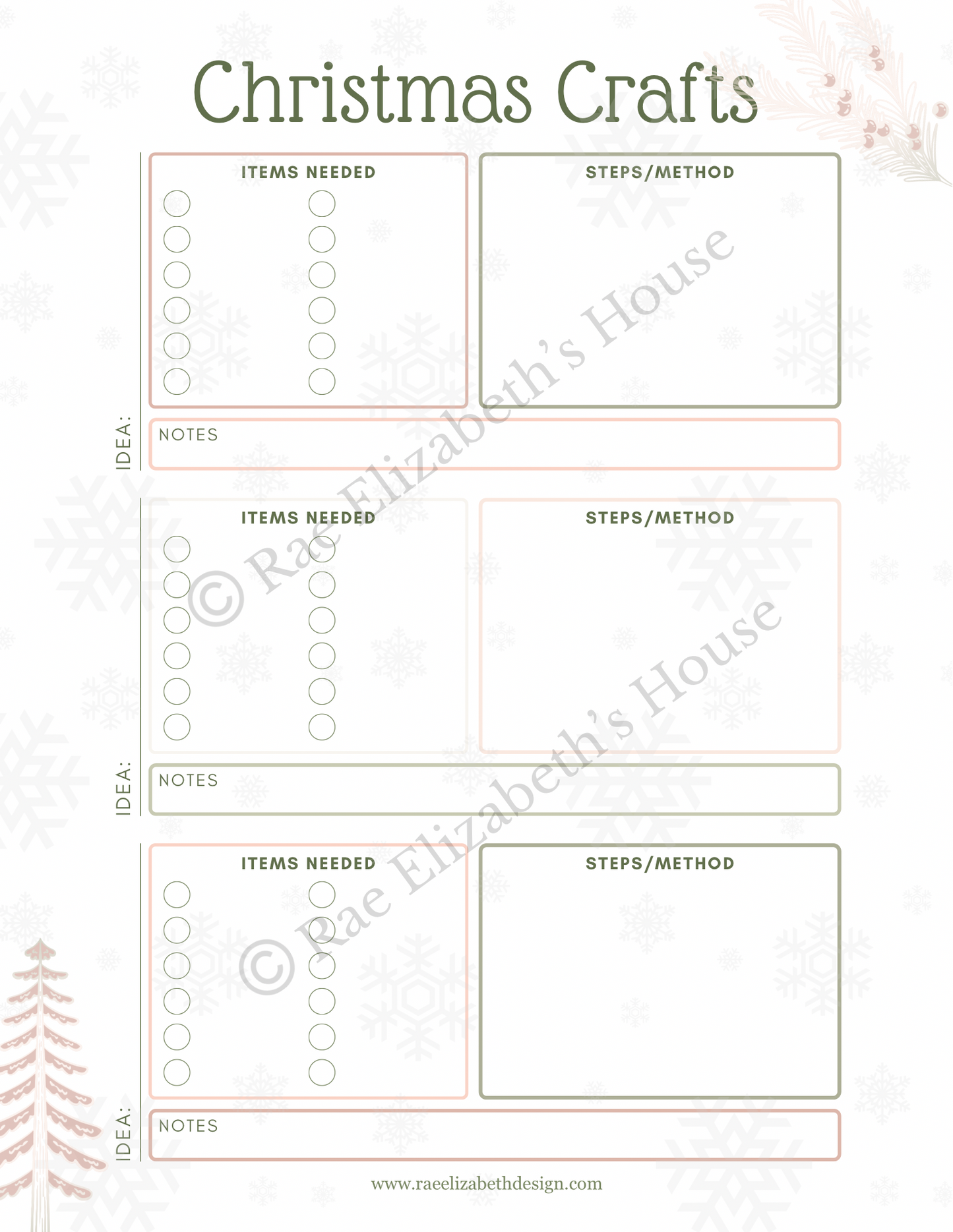 Christmas Decorating Blueprint