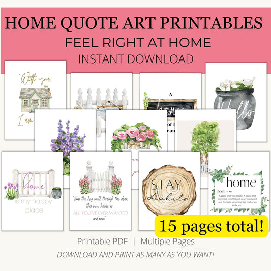 Home Art Printables